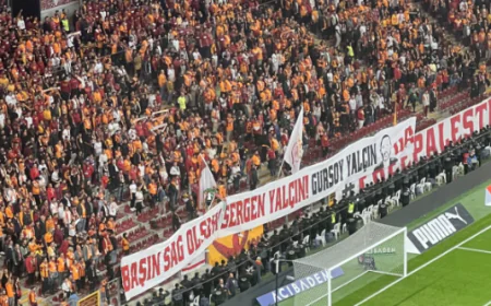 Galatasaray Taraftarının Sergen Yalçın’a Mesajı Göz Doldurdu