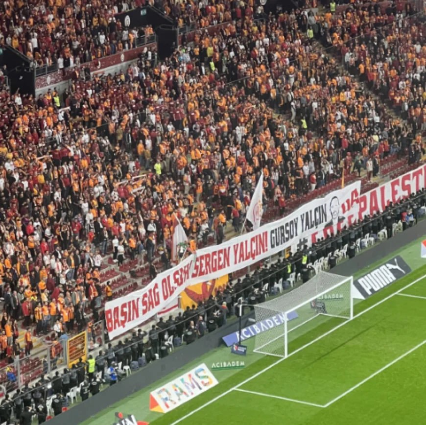 Galatasaray Taraftarının Sergen Yalçın’a Mesajı Göz Doldurdu